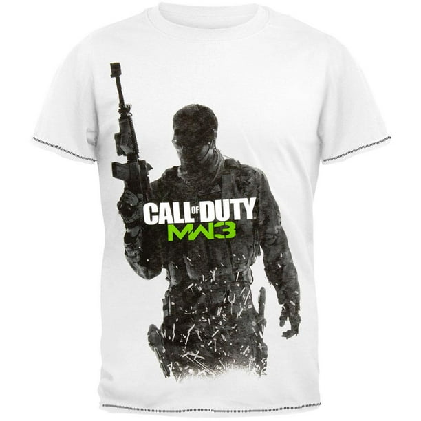 MW3 logo Adult Mens T-Shirt Call of Duty